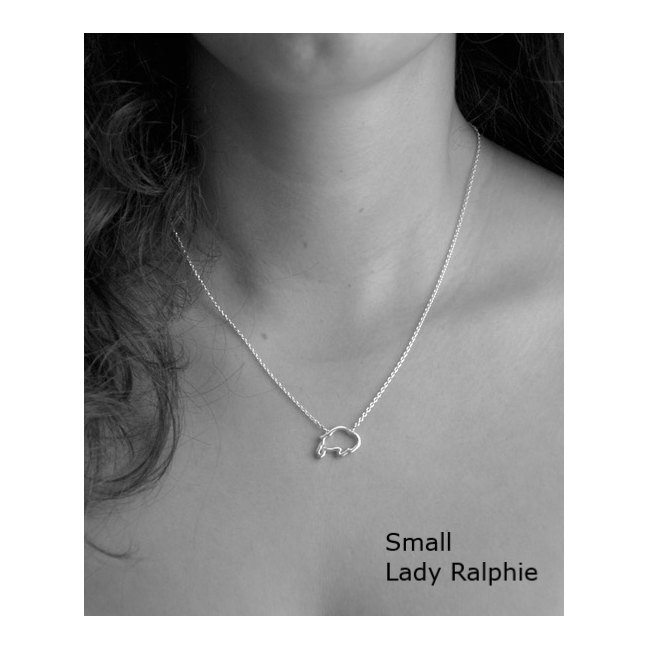 silver ralphie necklace